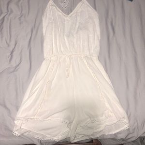 Cute white romper!
